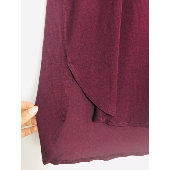 INC Shirt Long Sleeves Burgundy V-Neck Casual Pullover Size S - Picture 9 of 11